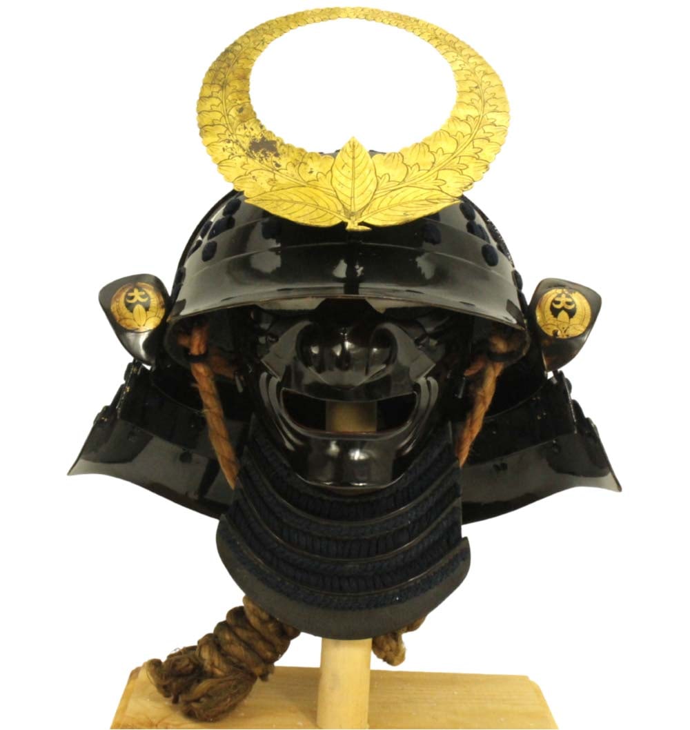 Very Fine Edo Period Japanese Samurai KABUTO Helmet of Rare COLLAPSIBLE Construction for Travel, (1 of 20)