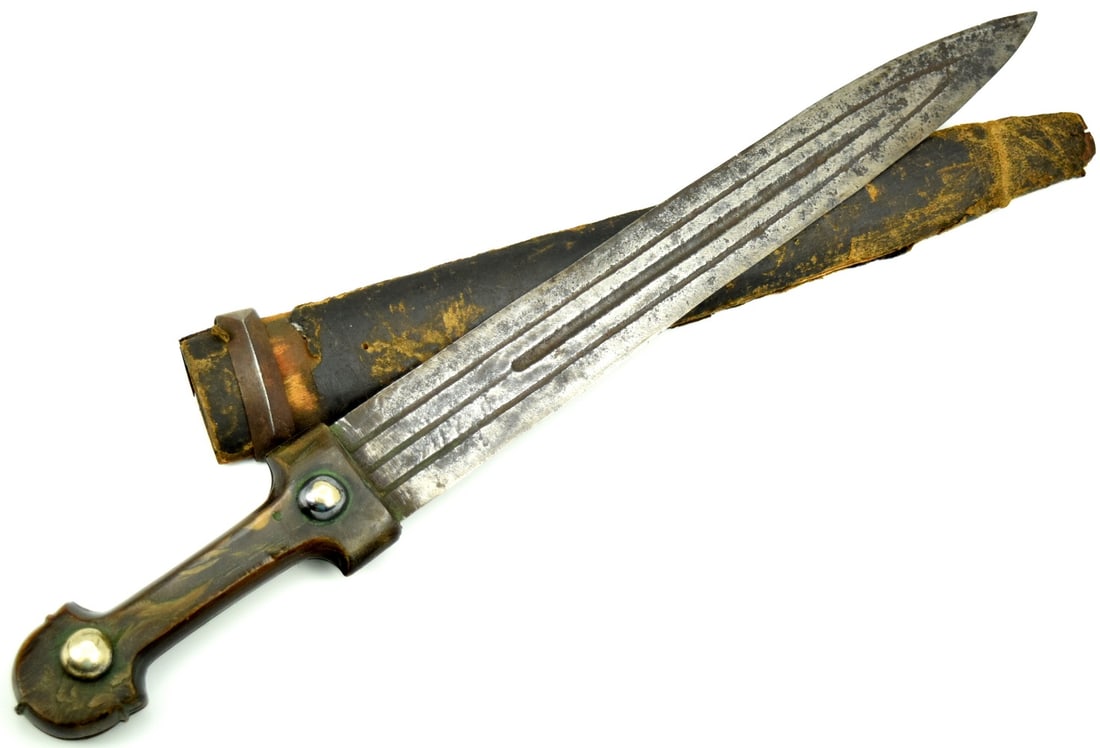 Mid 19th Century Caucasian Kindjal Dagger (1 of 13)