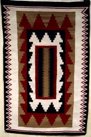 Vintage Native American Navajo Rug
