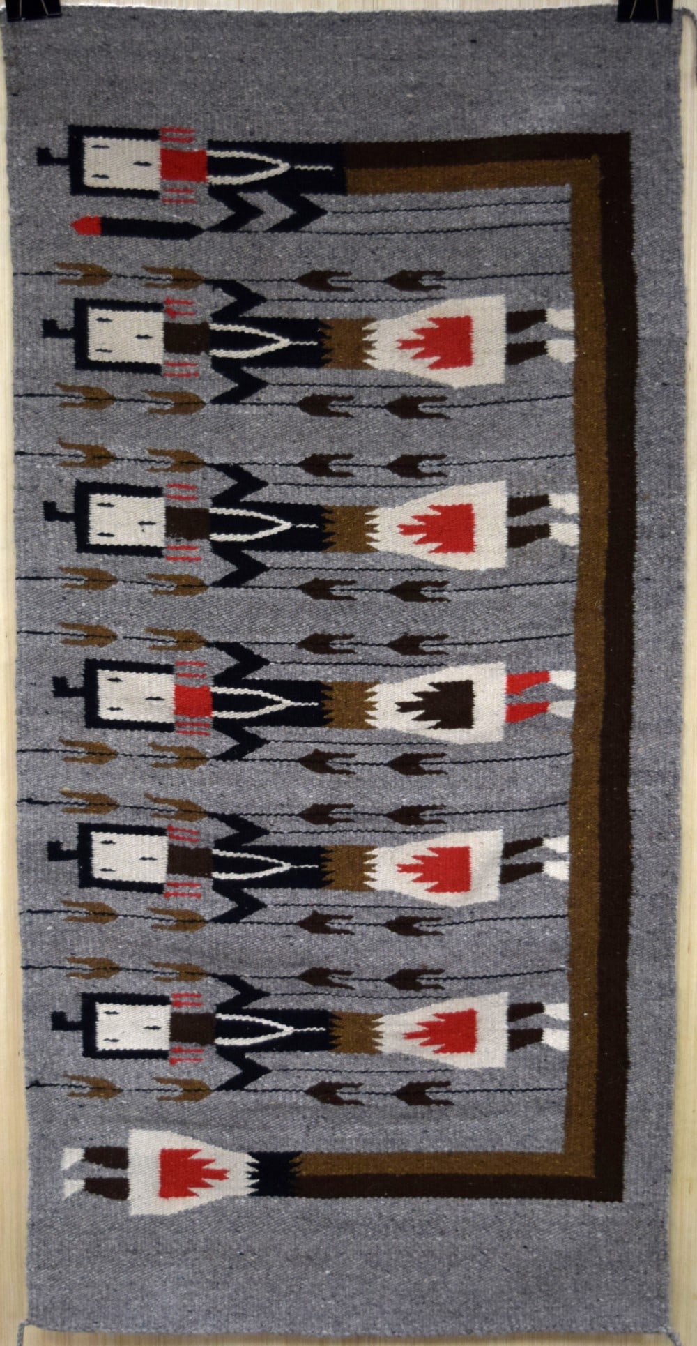 Vintage Native American Navajo Yei Rug (1 of 5)