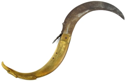 Large Mexican Folding Clasp Knife Manufactured Nov. 1920 - One Month Before the End of Mexican