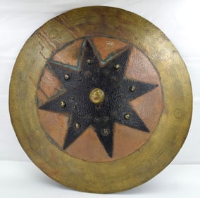 Huge Antique Middle Eastern Shield, Islamic Arabic Possibly Moroccan