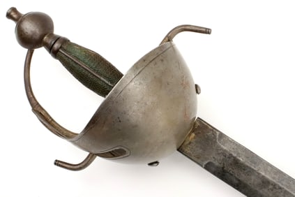 Large Spanish 1862 Cavalry Rapier Broad Sword ~ Powerful Blade Etched