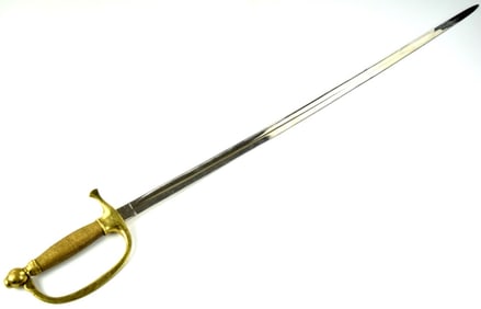 American Civil War era US Military Musician's Sword with German Made Import Blade.