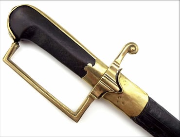 Rare American Revolution Infantry Officer's Sword Mounted with 17th C. Spanish Shortened Rapier