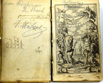 Antique Book Iustini in Historias Trogi Pompeii 1653 Book