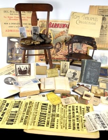 Rare Antique General Tom Thumb P.T.Barnum Circus Collection