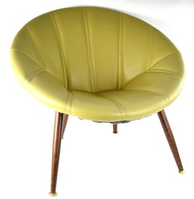Mid Century Clamshell Saucer Chair