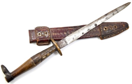 Antique Mexican Military Officer Knife ~ Boot shaped handle