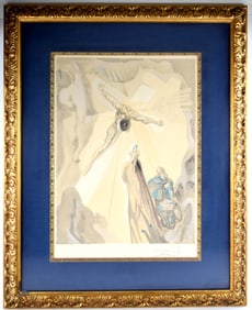 SALVADOR DALI  Divine Comedy Apparition Christ Custom Framing
