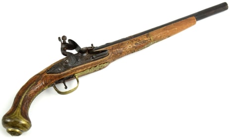 18th Century French or German Flintlock Pistol