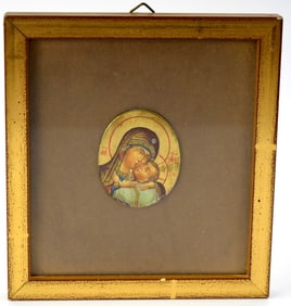IMPERIAL RUSSIA ICON OF THE VLADIMIR MOTHER OF GOD