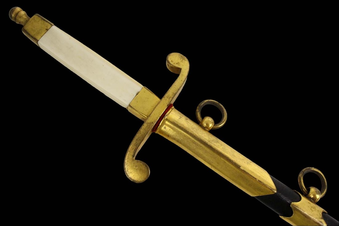 Very Good Imperial Russian Navy Officers Dirk Naval Dagger by German Maker E. & F. HORSTER, (1 of 20)