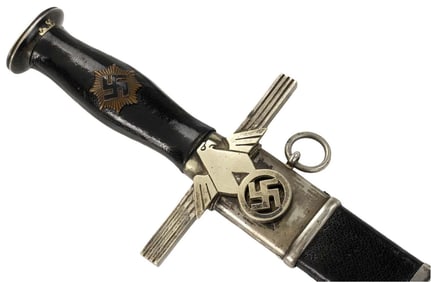 Rare WW II German Third Reich 2nd Model RLB Officer's Dagger by ''Paul Weyersberg & Co. Solingen''.