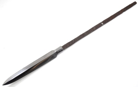 Early Japanese Samurai YARI Spear Head, Early Shinto or Koto Period.