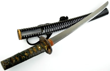Nicely Mounted Japanese Shinto Wakizashi ~ signed Nagasone Okisato Kotetsu