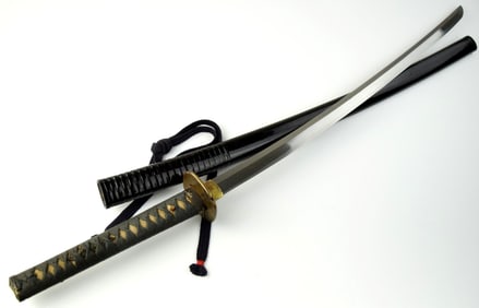 Large 1500s Koto Period Japanese Katana Sword ~ 28 inch length blade ~ signed Bishu Osafune