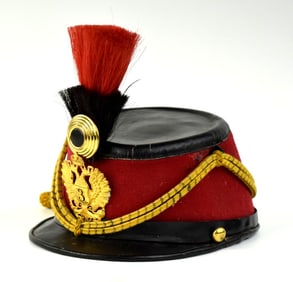 Austrian 3rd Hussar Regiment bugler shako Helmet