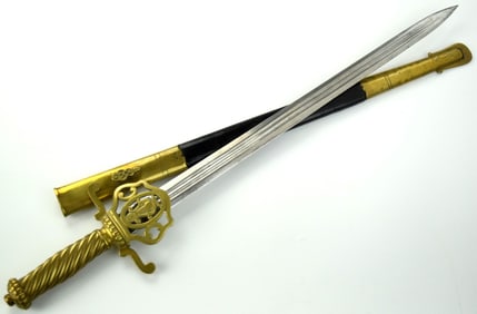 Rare Model 1852 Imperial Brazil Musician Sword