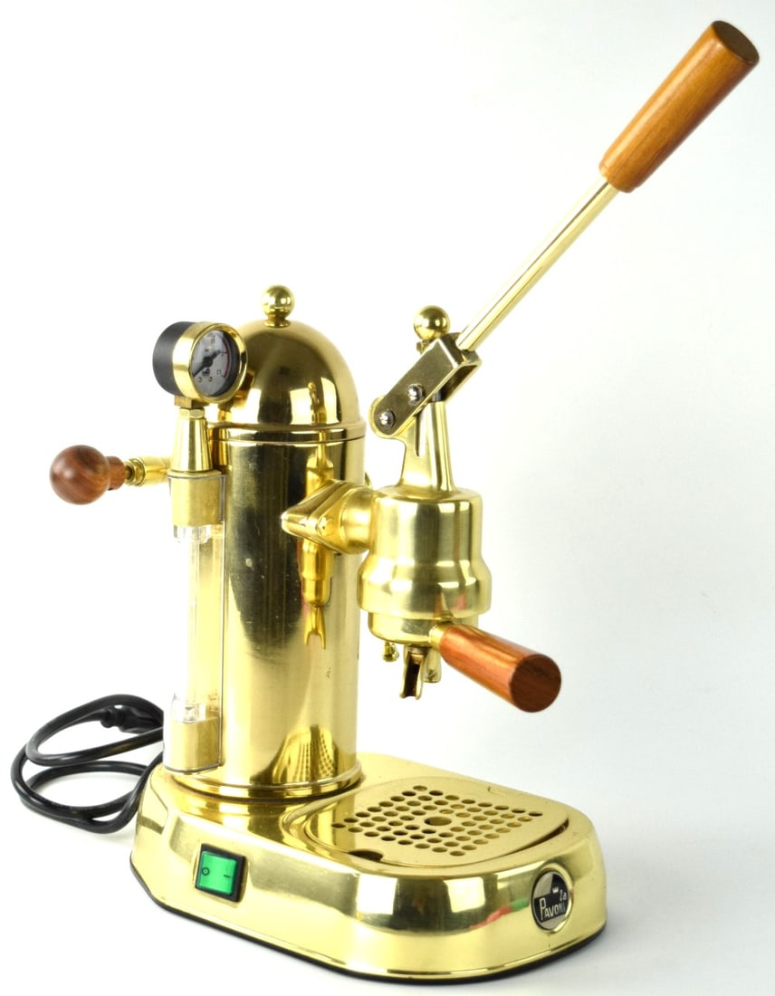 Gold La Pavoni Romantica Professional Espresso Machine (1 of 7)