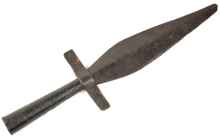 American Revolution era Pike Lance Head, Possibly Naval, Unit Marked Either 19 or 61. Interesting