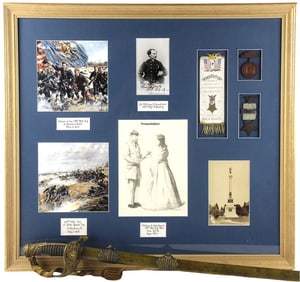 Rare American Civil War era Grouping of Colonel William S. Grantsynn, Including 1862 Presentation