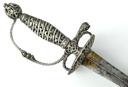 Very Fine 18th C. American Revolution era French or English Nobleman's EPPIE Rapier Sword with