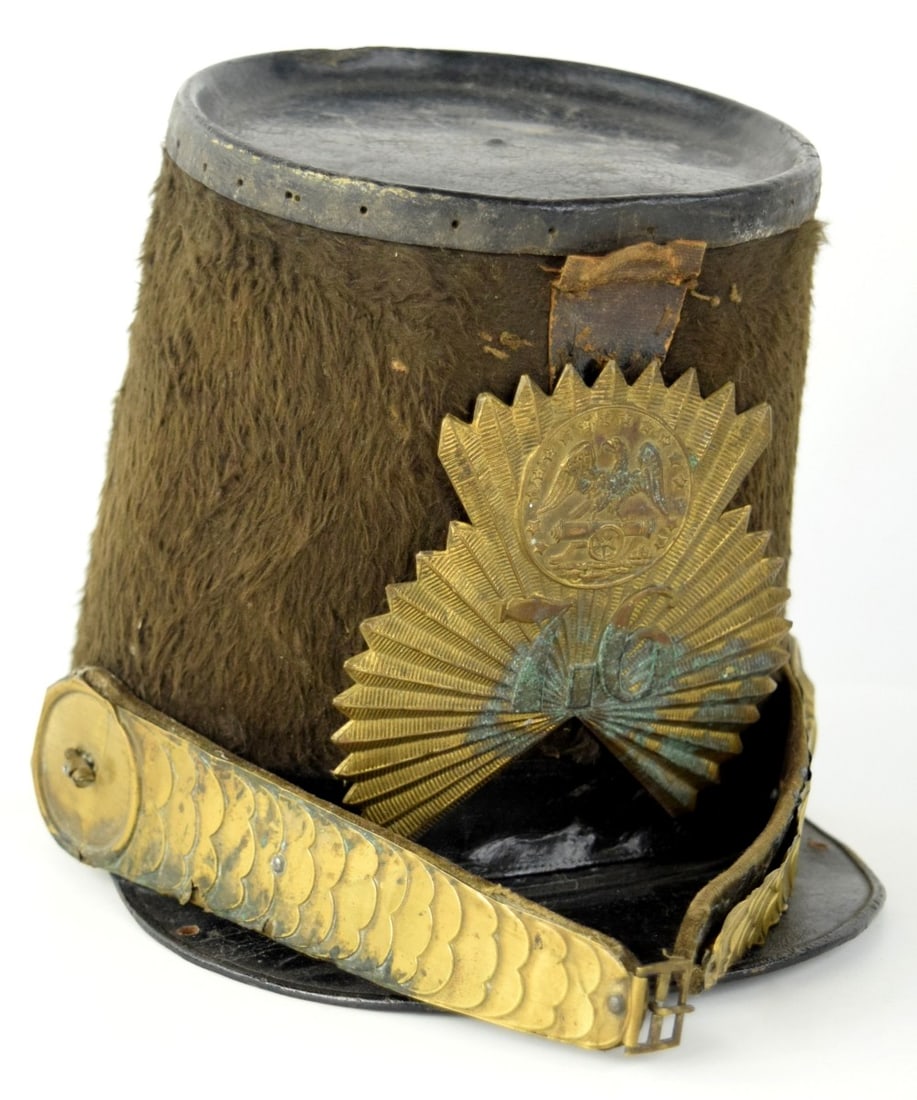 War of 1812 US Army Artillery Militia Officer's Eagle Fan Cockade Hat (1 of 12)