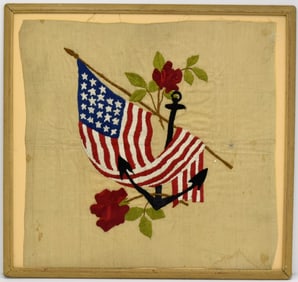 Antique Patriotic American Needlework