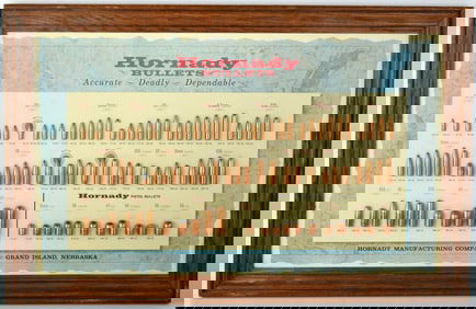 Hornady Manufacturing Co. Advertising Store Bullet Display
