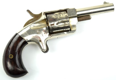 Antique Hopkins & Allen Mfg. XL No 4 Rimfire Pocket Revolver Pistol, Circa 1878.