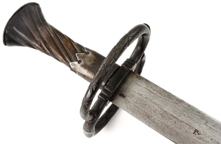 Nice German KATZBALGER Sword of the Type Used by Feersome Landsknecht Warriors in the 16th Century.