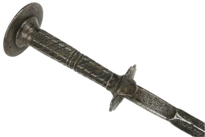 Impressive 14th-15th C. English or German Armor Piercing RONDEL Dagger
