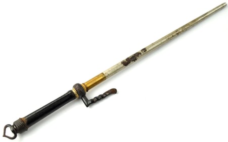 Antique Japanese Samurai Sword Breaker -Jitte Jutte Old WWII Bringback
