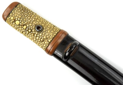 Signed Antique Japanese Tanto Sword -Yari Polearm Spear Point