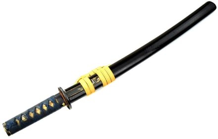 Edo period Japanese Samurai Wakizashi Sword, 1600s - 1700s, Echizen Seki school blade