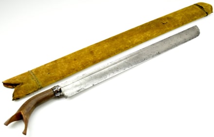 GOOD 19TH C. INDONESIAN SUMATRA SIKIN PANJANG SWORD