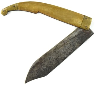 Ed Mongin Paris 19th Century LARGE navaja dagger knife