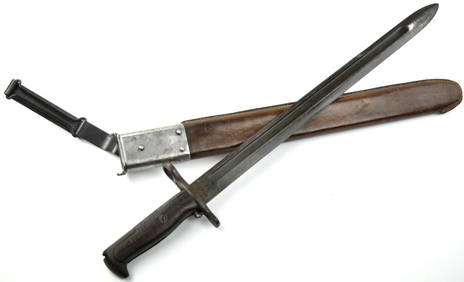 U.S. M1903 - M1 Garand bayonet by Rock Island Arsenal. 1909 dated (1 of 20)