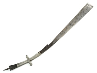 Rare 18th-19th C. Indian Tribal NAGA Tribe Warrior's Sword with Strong Blade.