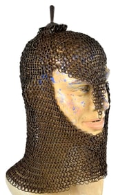 Good 17th-18th C. Indian or Persian Chain Mail Misurka