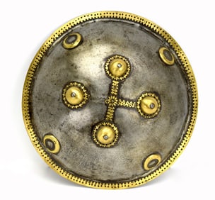 Good Mughal Indian DHAL Shield ~ Possibly Wootz Steel.