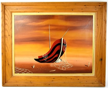 Jorge Noceda Sanchez End Of The Voyage Surrealist Painting
