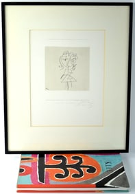 Paul Klee ( 1879-1940 ) Little Girl 1930 Pencil Drawing
