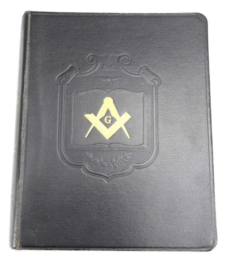 Vintage Presentation Holy Bible Masonic Edition 1952: HOLY BIBLE A.J. Holman Masonic Edition. Self-Pronouncing Edition, The Holy Bible with Old and New Testaments translated out of The Original Tongues "The text conformable to that of the edition of 1611