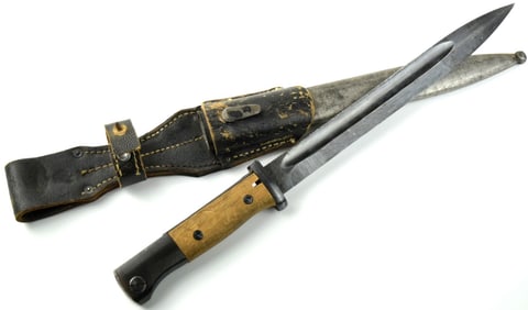 German WWII k98 bayonet with Frog