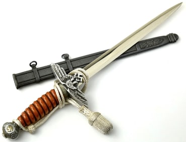 WWII Miniature Luftwaffe 2nd Class Officer dagger with Knot by SMF