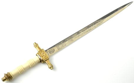 Dutch Post WWII Midshipman Dirk Dagger by Horster