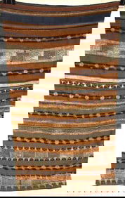 Antique Indonesian Tapis with Gold Thread