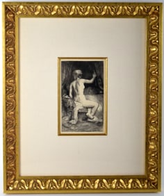 After Rembrandt - Woman With The Arrow Etching